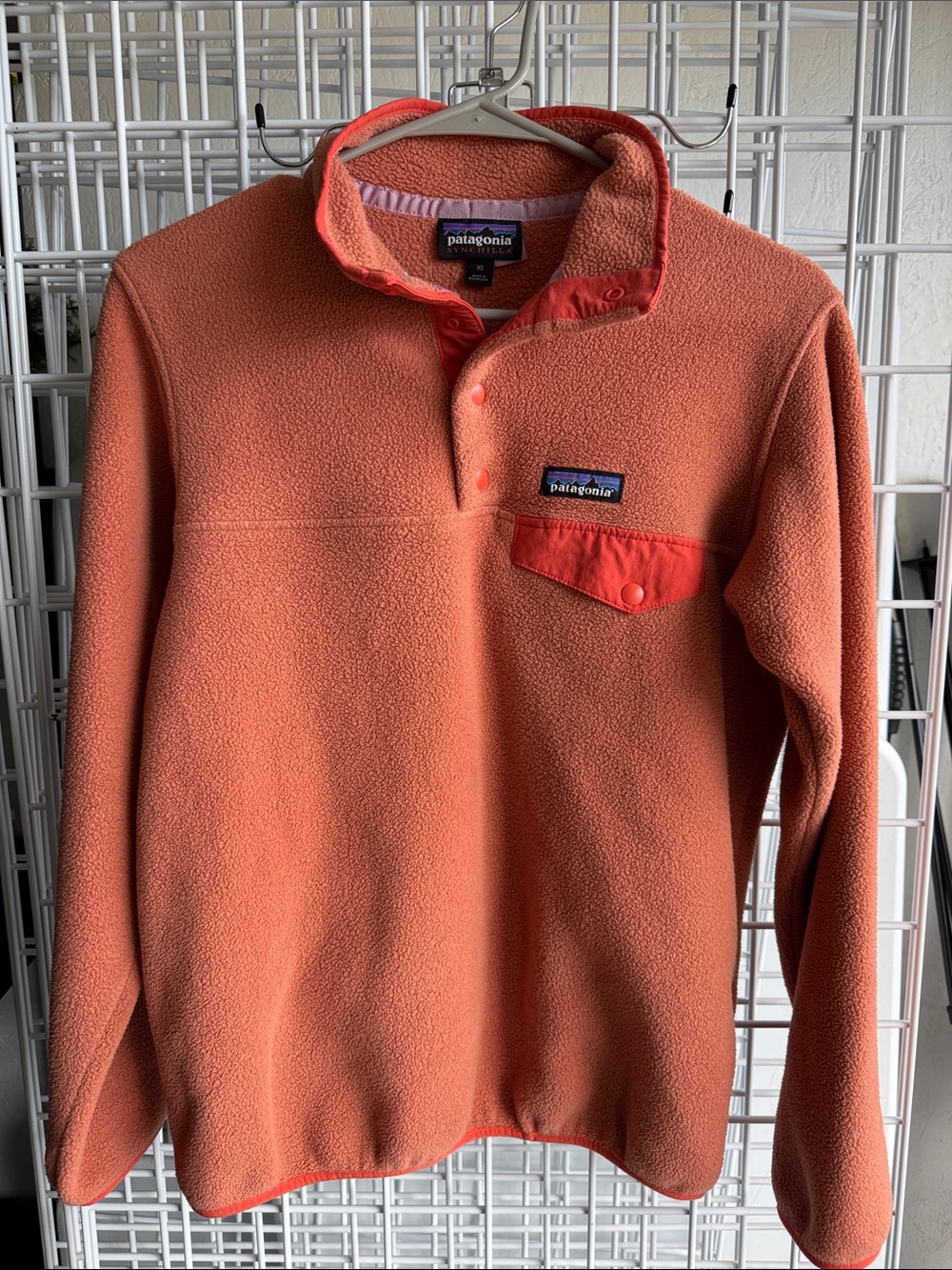 Patagonia Coral Snap-Front Fleece Pullover